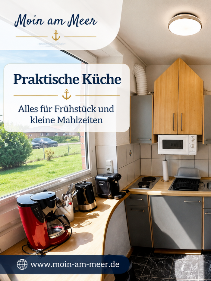 🍳 Kompakte Küche mit allem, was man braucht